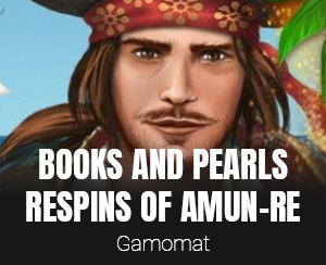 Books and Pearls Respins of Amun-Re slot
