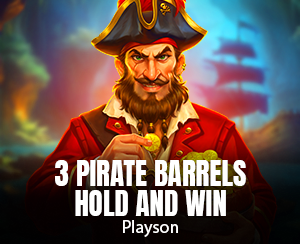 3 Pirate Barrels Hold and Win
