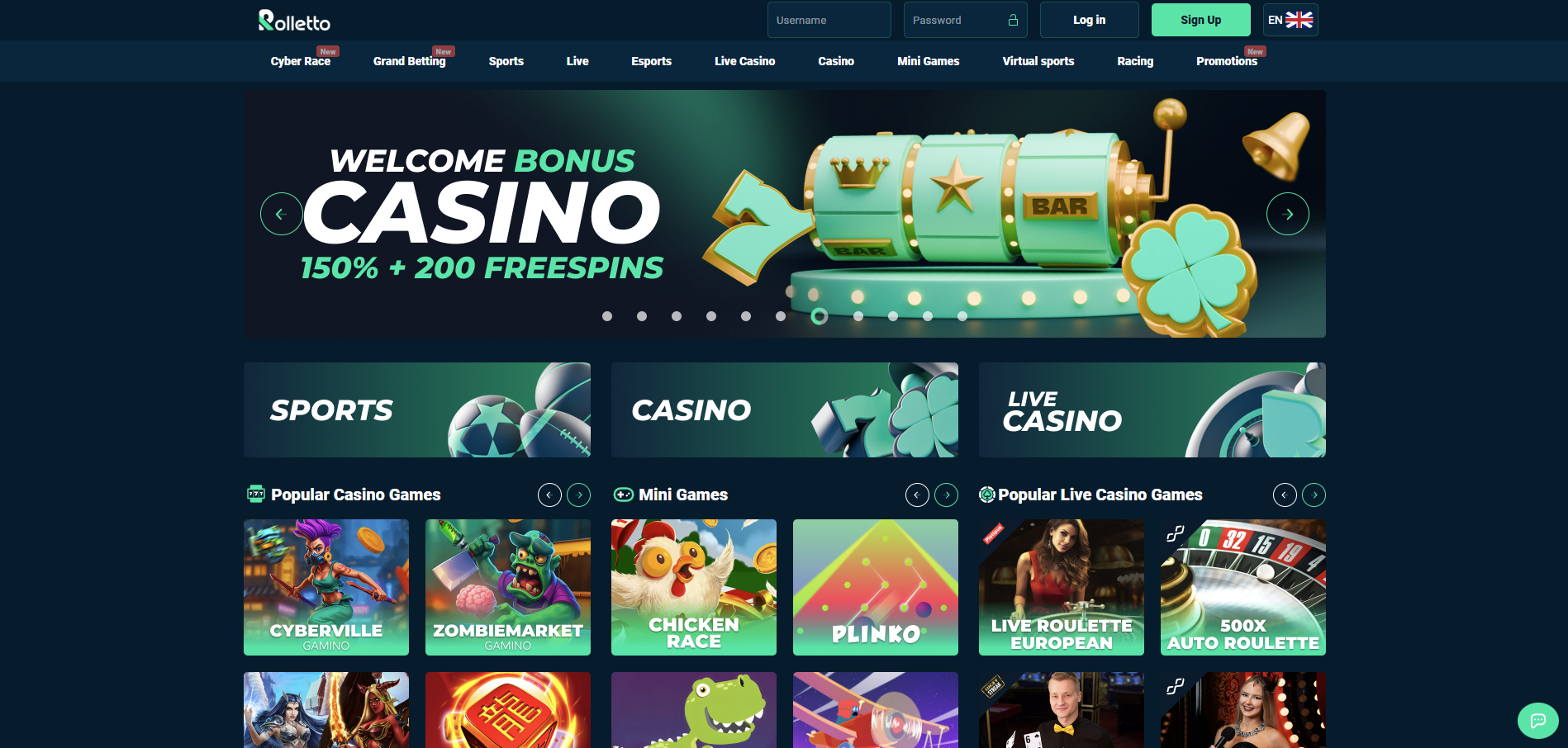 Rolletto Mobile App Interface on Android and iOS