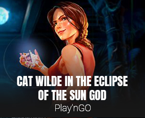 Cat Wilde in the Eclipse of the Sun God slot